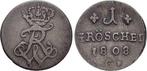Groeschel 1 1808 G Brandenburg-Preussen Pruisen Friedrich..., Verzenden, België