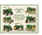 John Deere reclamebord Nothing runs like a deere, Verzamelen, Merken en Reclamevoorwerpen, Nieuw