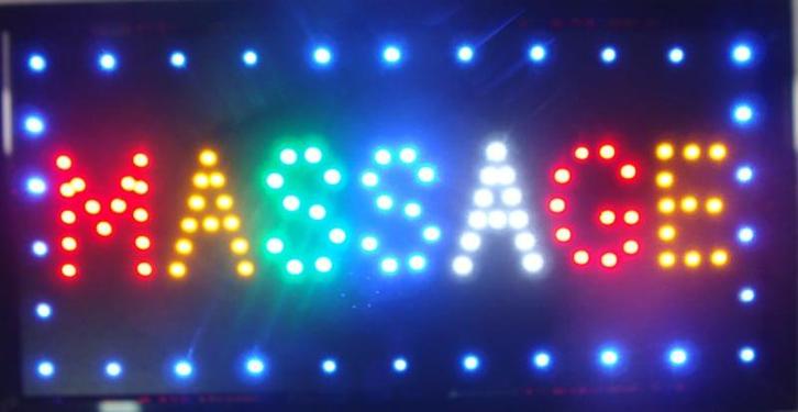 Massage LED bord lamp verlichting lichtbak reclamebord #B, Huis en Inrichting, Lampen | Overige, Nieuw, Verzenden