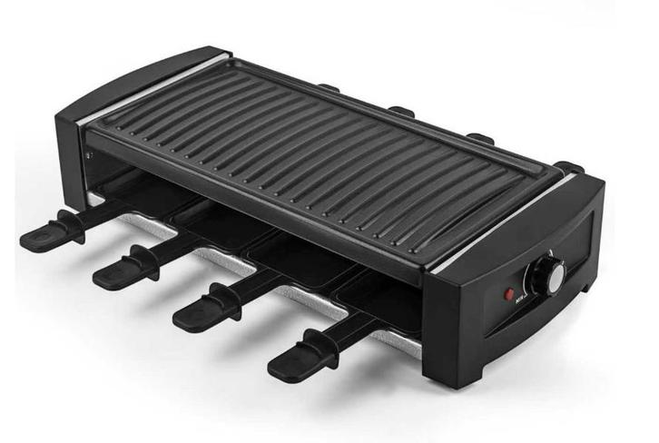 2dekans | Saaf – Gourmetstel & Raclette Set – 1200W – Zwart, Elektronische apparatuur, Vaatwasmachines, Ophalen of Verzenden