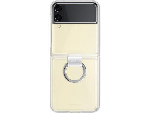 Clear Hoesje met Ring - Samsung Galaxy Z Flip3 5G -, Huis en Inrichting, Woonaccessoires | Overige, Nieuw, Verzenden