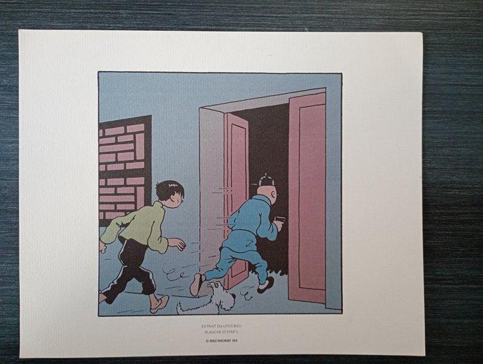 Hergé - Le Lotus Bleu - Ensemble de 3 Lithographies - 2010, Boeken, Stripverhalen