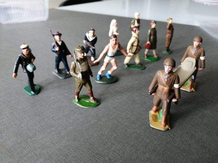 Aludo en anderen - Speelgoedsoldaatje 12x Soldats -, Kinderen en Baby's, Speelgoed | Overig