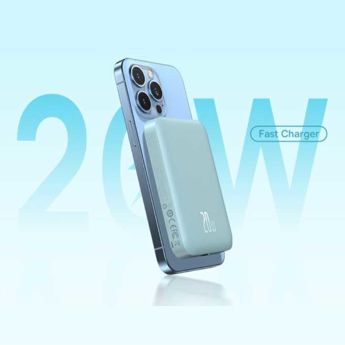 10.000mAh Mini Magnetische Qi Powerbank voor Mobiele, Telecommunicatie, Powerbanks, Nieuw, Verzenden