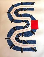 Kumi Sugai (1919-1996) - S bleu, Antiek en Kunst