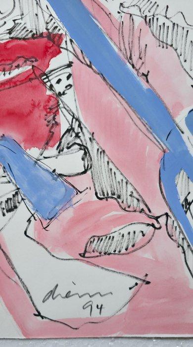 Peter Diem (1945) - Zonder titel, Antiek en Kunst, Kunst | Schilderijen | Modern