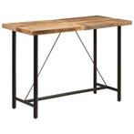 vidaXL Table de bar 150x70x107 cm bois massif de, Maison & Meubles, Verzenden, Neuf