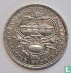 Australië 1 florin 1927 Opening of Parliament House, Timbres & Monnaies, Monnaies | Océanie, Verzenden, Losse munt