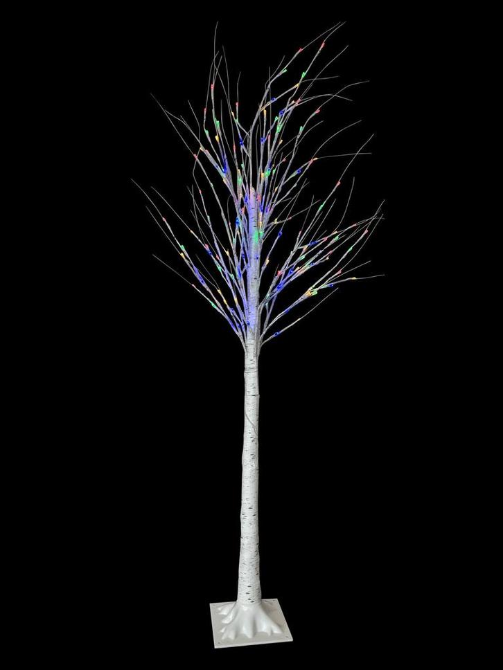 Kunstboom 180 cm – met verlichting 144 LED - 8 lichtstande, Diversen, Kerst, Nieuw, Ophalen of Verzenden