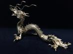 Dragon / Japanese Vintage Metal Statue (27cm) - Beeld Metaal, Antiek en Kunst