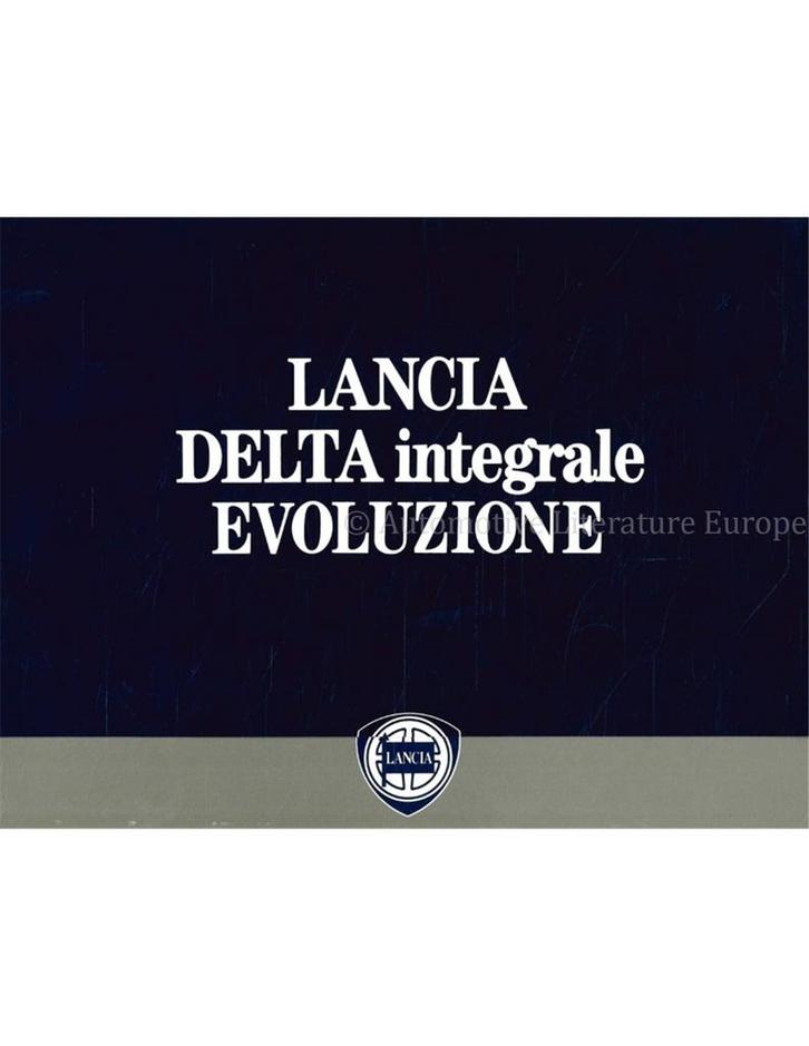 1991 LANCIA DELTA BROCHURE JAPANS, Boeken, Auto's | Folders en Tijdschriften
