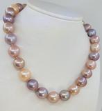 Collier - 14 carats Or blanc - Perle Edison géante de 13x15