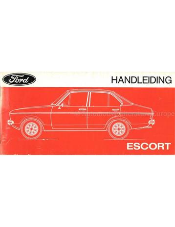 1976 FORD ESCORT INSTRUCTIEBOEKJE NEDERLANDS, Autos : Divers, Modes d'emploi & Notices d'utilisation, Ophalen of Verzenden
