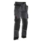 Jobman 2732 pantalon dartisan coton c62 gris foncé/noir, Nieuw