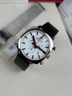 Mondaine - Classic White Chronograph Date -, Nieuw