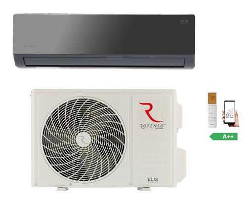 Rotenso Elis zwart E26Xi airconditioner set, Elektronische apparatuur, Airco's, Nieuw, 3 snelheden of meer, Energieklasse A of zuiniger