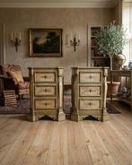 Nachtkastje (2) - Hout - Antieke beschilderde nachtkastjes