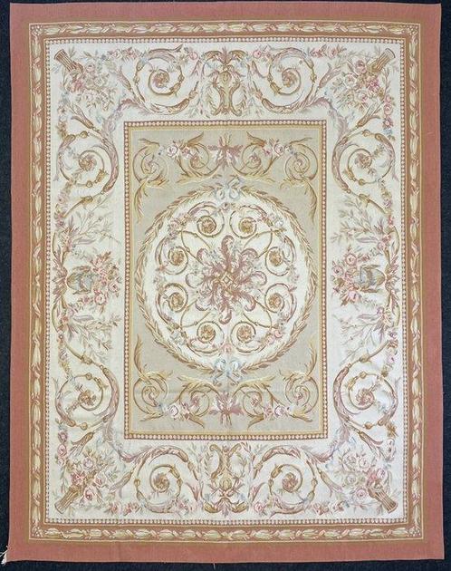 Aubusson-tekening - Vloerkleed - 309 cm - 239 cm -, Huis en Inrichting, Stoffering | Tapijten en Vloerkleden