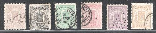 Pays-Bas 1869/1888 - Timbres avec armoiries du roi Guillaume, Postzegels en Munten, Postzegels | Nederland