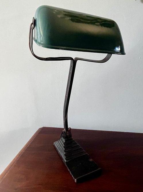 Erpé - Lampe de bureau - Émail, Métal, Antiek en Kunst, Antiek | Verlichting