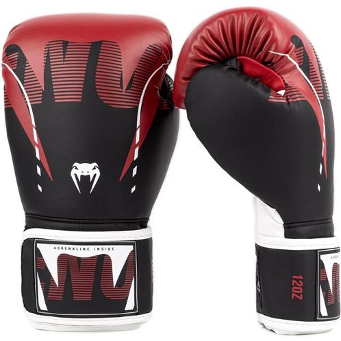 Venum Adrenaline Muay Thai Bokshandschoenen Rood Zwart, Sport en Fitness, Boksen, Bokshandschoenen, Nieuw, Verzenden