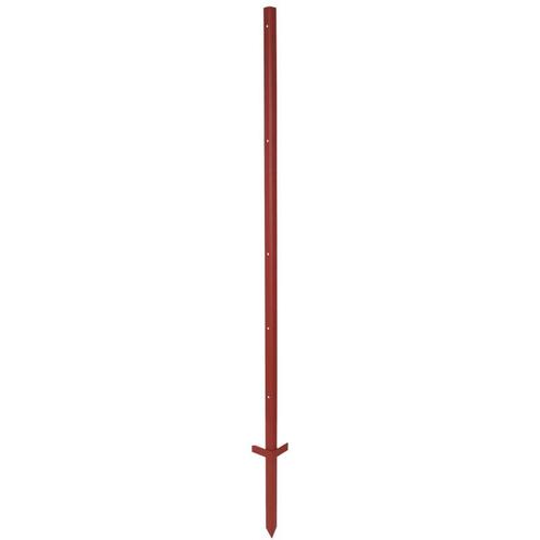 Piquet dangle acier rouge, 150cm, 5t, double bêche - kerbl, Dieren en Toebehoren, Overige Dieren-accessoires