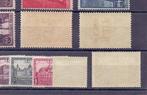 Belgique 1930 - Série complète Châteaux, BIT et 100 ans, Gestempeld