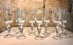 Verre à champagne (8) - Diamond Stem cut - Cristal, Verzamelen, Nieuw