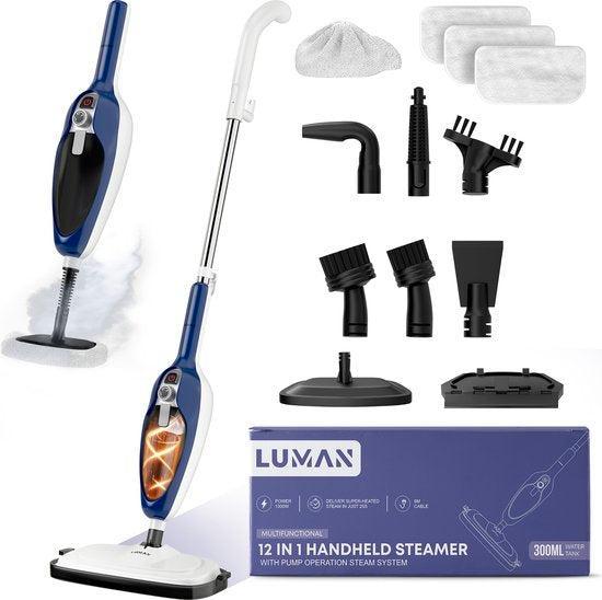 Tweedekans | LUMAN 12 in 1 Stoomreiniger Én Handstomer V1 -, Elektronische apparatuur, Stoomapparaten, Ophalen of Verzenden