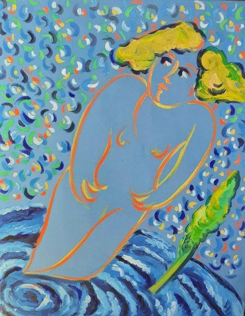 Mimmo Germanà (1944-1992) - Senza titolo, Antiek en Kunst, Kunst | Schilderijen | Modern