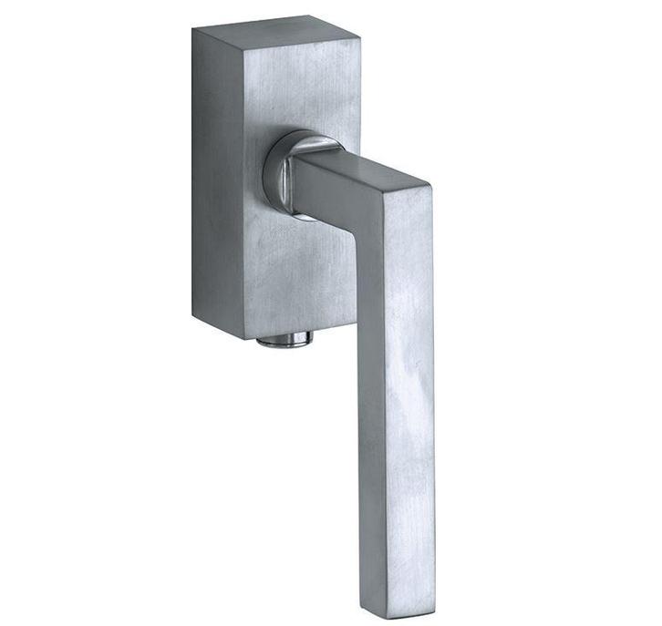 SKG2 Draaikiepgarnituur afsluitbaar Kare/Bauhaus mat chroom, Doe-het-zelf en Bouw, Hang- en Sluitwerk, Klink of Kruk, Nieuw, Overige materialen