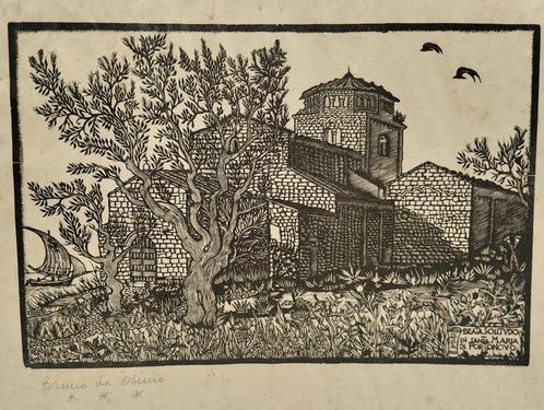 Bruno da Osimo (1888-1962) - Beata Solitudine in Santa Maria, Antiek en Kunst, Antiek | Overige Antiek