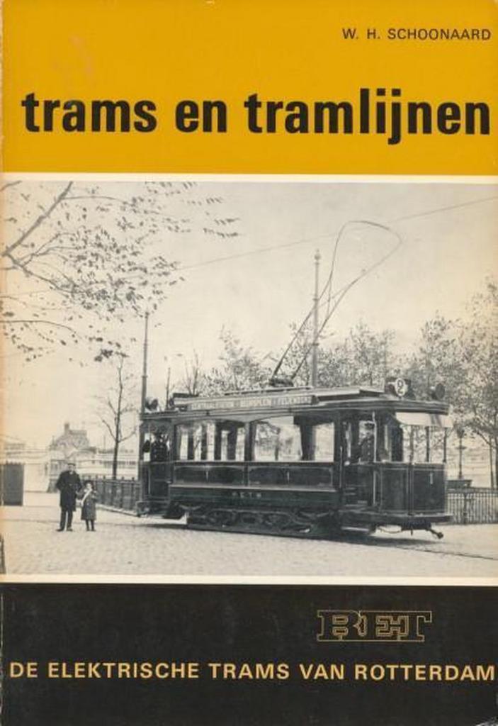 Trams en tramlijnen, de elektrische trams van Rotterdam deel, Boeken, Overige Boeken, Gelezen, Verzenden