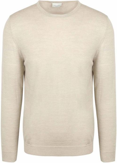 Profuomo Pullover Merinowol Beige maat Maat 52/54 (L) Heren, Kleding | Heren, Truien en Vesten, Beige, Nieuw, Maat 52/54 (L), Verzenden