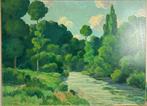 Pierre-Edmond Peradon (1893 - 1981) - Campagne en bordure de