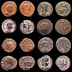 Romeinse Rijk. Lot comprising eight (8) AE coins: