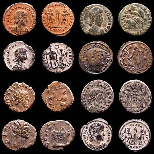 Romeinse Rijk. Lot comprising eight (8) AE coins:, Postzegels en Munten, Munten | Europa | Niet-Euromunten