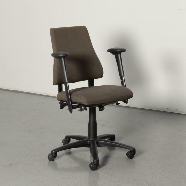 BMA Axia bureaustoel, grijs, 4D armleggers, Huis en Inrichting, Bureaus, Gebruikt, Ophalen of Verzenden