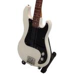 Miniatuur Fender Precision basgitaar met gratis standaard, Nieuw, Beeldje, Replica of Model, Verzenden