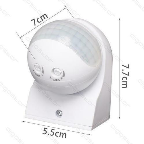 LED Bewegingssensor Opbouw - Pir Infrarood - 230V (Max 400W), Huis en Inrichting, Lampen | Overige, Ophalen of Verzenden