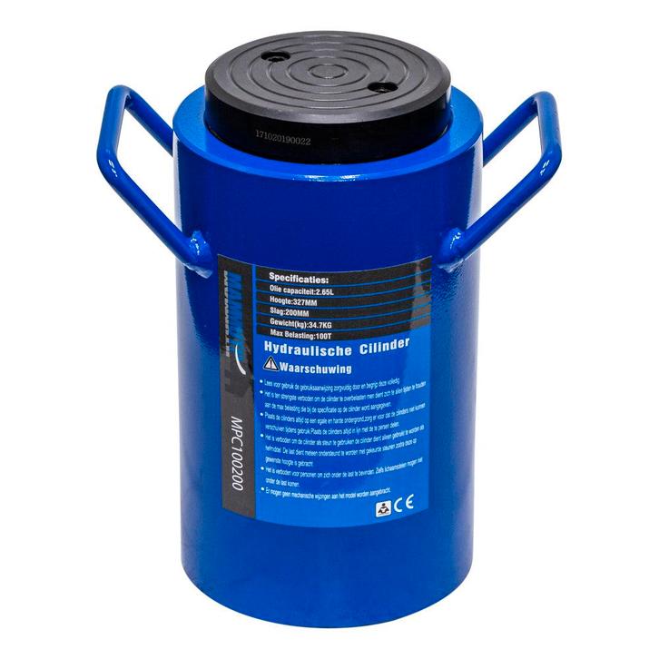 Cilinder 100 ton slag 200mm, Doe-het-zelf en Bouw, Gereedschap | Lasapparaten, Ophalen of Verzenden