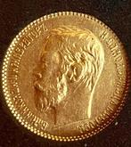 Rusland. Nicholas II. 5 Roubles 1900, Postzegels en Munten, Munten | Europa | Niet-Euromunten