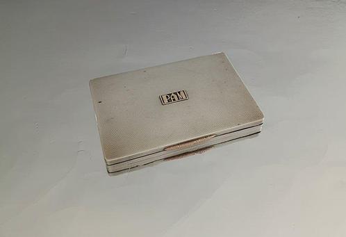 Art Deco with Gold details - Boîte - Argent 925, Or, Antiek en Kunst, Antiek | Zilver en Goud