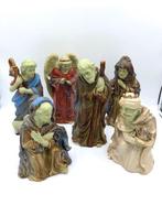 6 keramische kerststalfiguren - Keramiek - 1950-1960