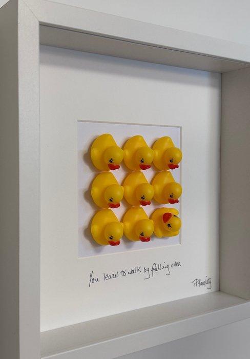 T P Hardisty - You learn to walk by falling over, Antiek en Kunst, Kunst | Schilderijen | Modern