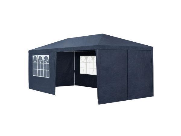 Veiling - Partytent met zijwanden - 3x6 M - Blauw, Tuin en Terras, Partytenten, Nieuw