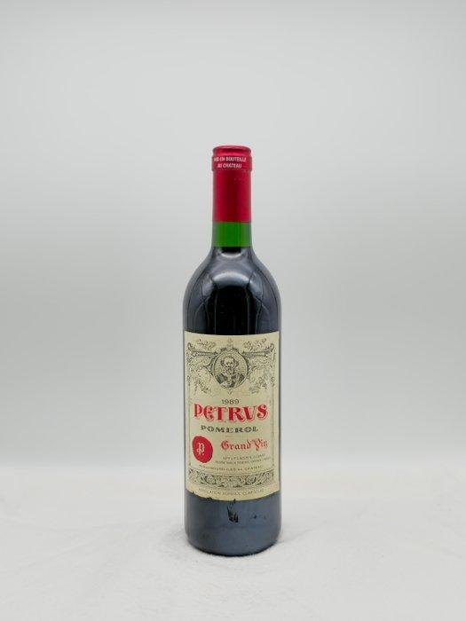 1989 Pétrus - Pomerol - 1 Fles (0,75 liter), Verzamelen, Wijnen