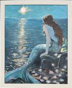 English School (XX) - A Mermaid By Moonlight, Antiek en Kunst, Kunst | Schilderijen | Klassiek