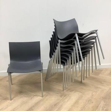 Design stoel Driade Aleph, stapelstoel, antraciet - grijs beschikbaar voor biedingen