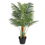 vidaXL Kunstpalmboom met 3 stammen 85 cm polypropeen groen, Huis en Inrichting, Kamerplanten, Verzenden